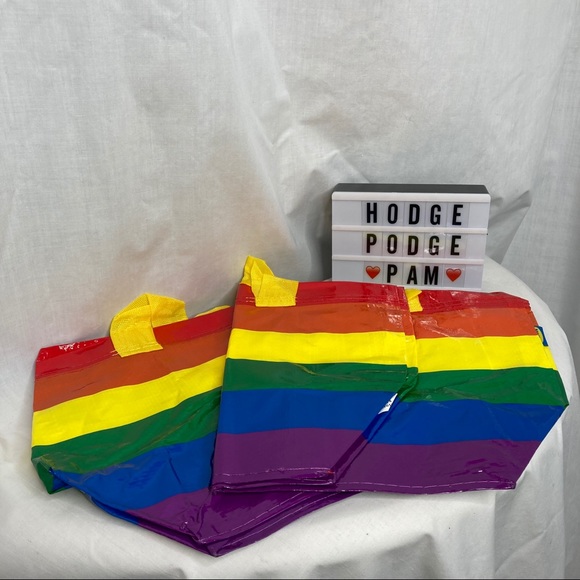 IKEA STORSTOMMA Rainbow Shopping Bag Tote Limited Edition - Picture 6 of 7